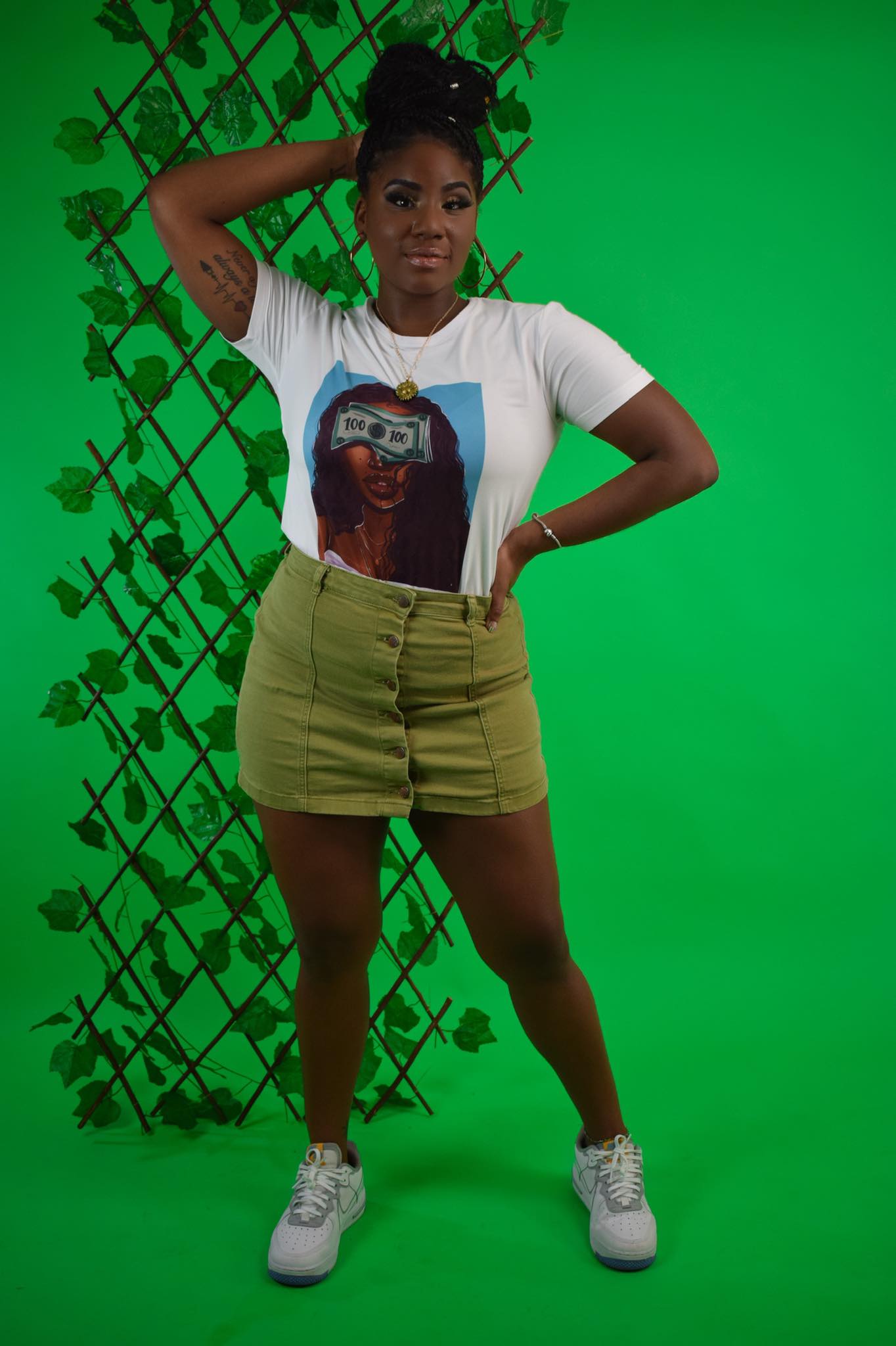 ASÉ MONEY WHITE T-SHIRT