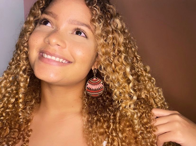 VINTAGE BIG BOHO DROP EARRING