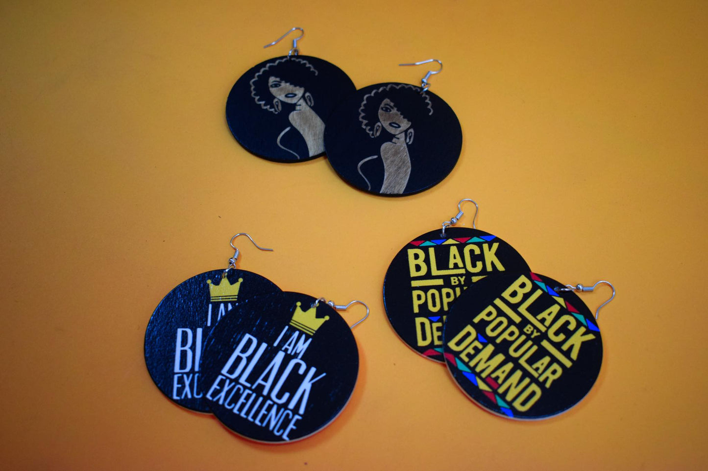 <transcy>Black Girl Magic Earrings</transcy>