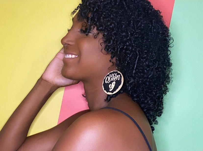 <transcy>Black Girl Magic Earrings</transcy>