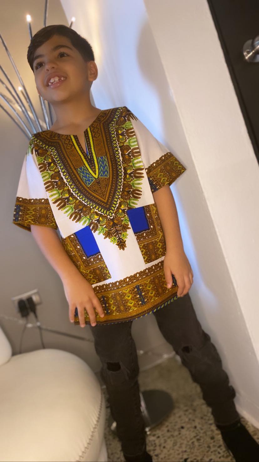 <transcy>DASHIKI SHIRTS FOR KIDS</transcy>